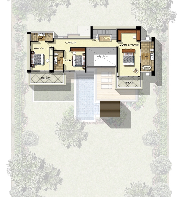 Saitara Peak 1st Floor Plan