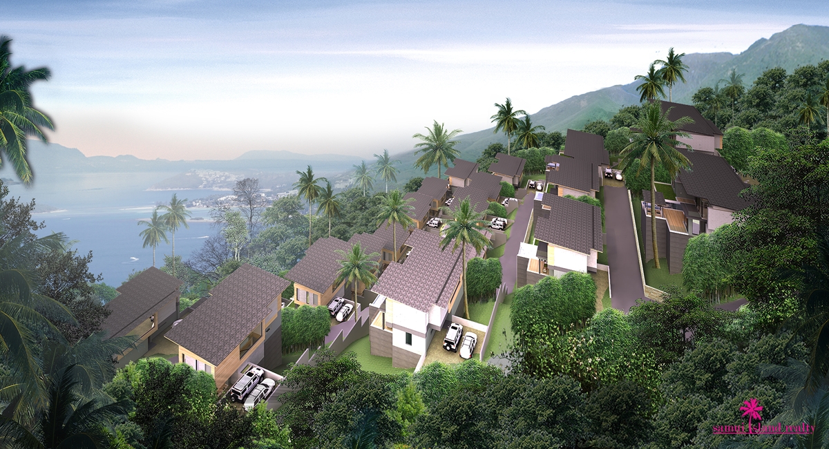 Saitara-Peak-Masterplan-site-render-4 saitara peak 2 bedroom villas chaweng noi, saitara peak koh samui, villas for sale koh samui, koh samui property, koh samui real estate,