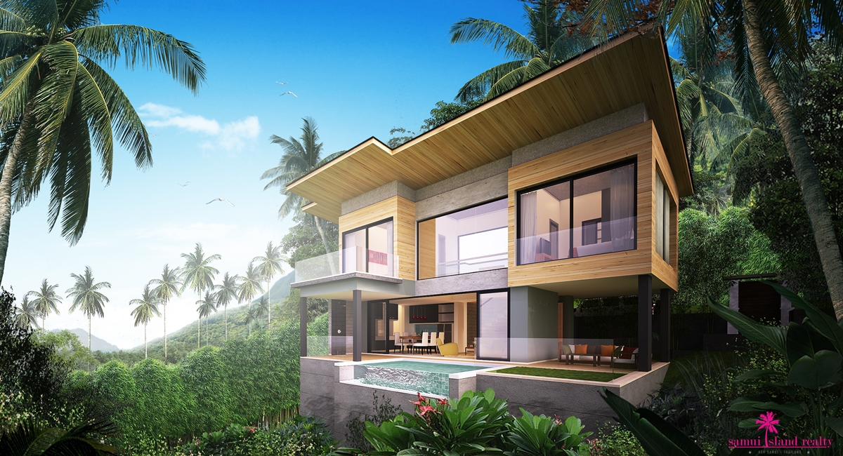 Saitara-Peak-Villa-2-Bedroom-Exterior-view saitara peak 2 bedroom villas chaweng noi, saitara peak koh samui, villas for sale koh samui, koh samui property, koh samui real estate,