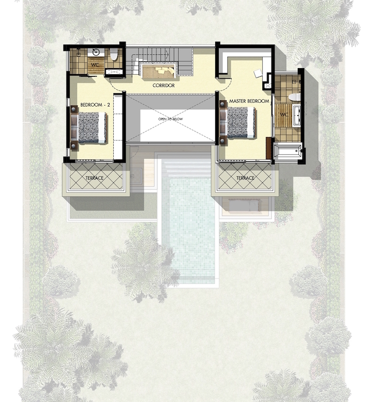 Saitara Peak 3 bed Floor Plan