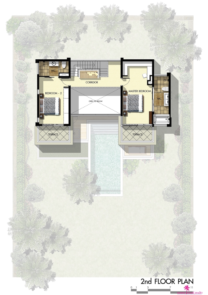 Saitara Peak 3 bed Floor Plan