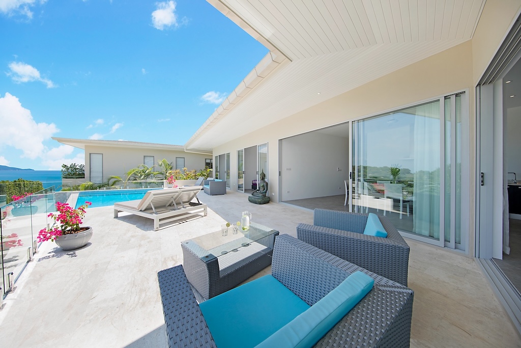 Samui Bayside 4-bedroom villa sun terrace