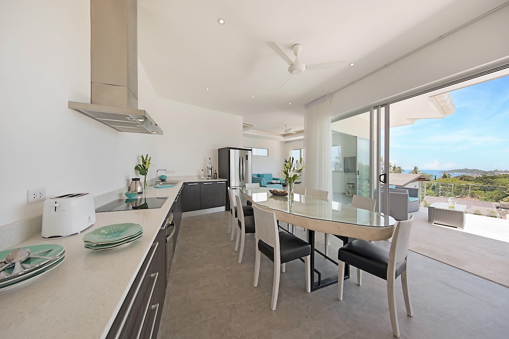 Samui Bayside 4-bedroom villa kitchen