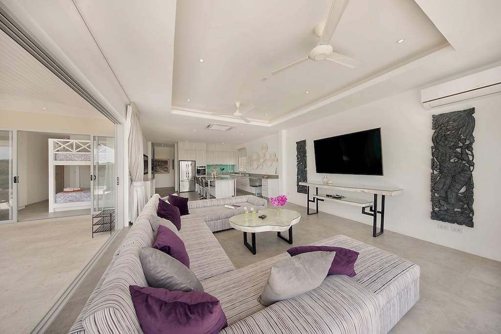 Samui Bayside Villa For Sale Living Area