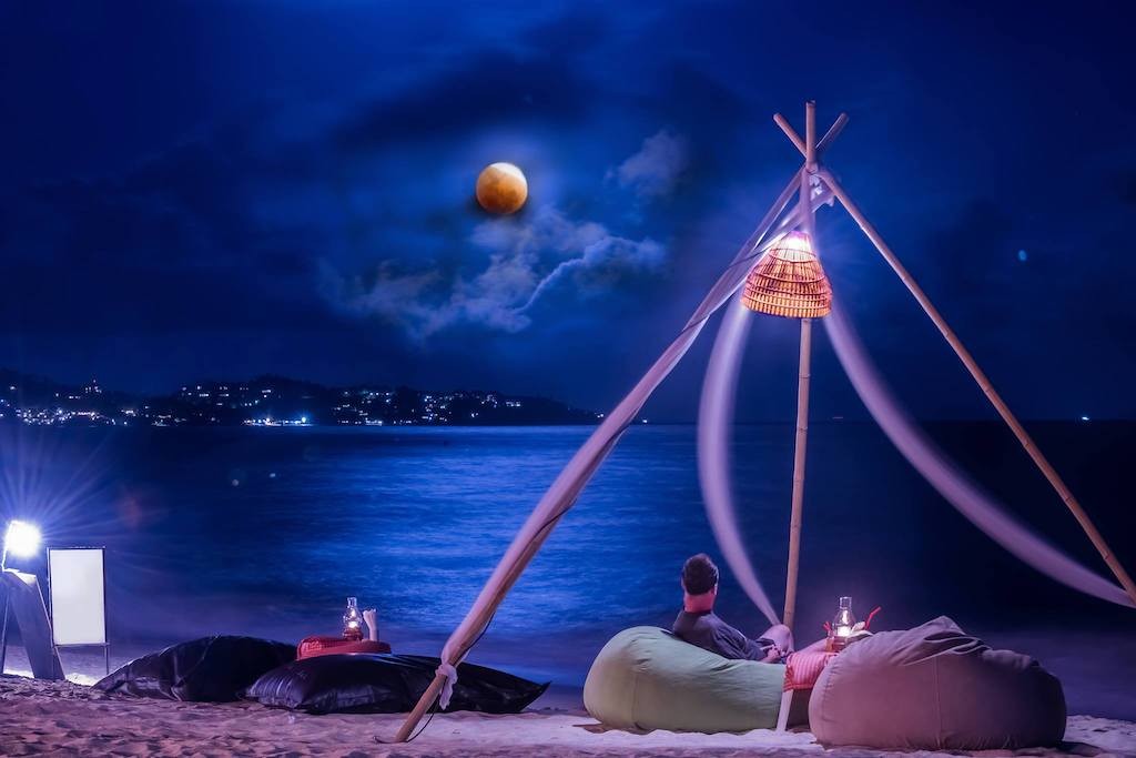 Samui Beach Resort For Sale Night View