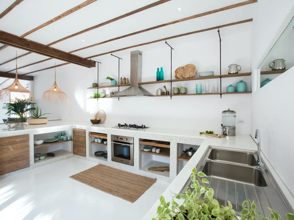 Samui Beachfront Villa Kitchen