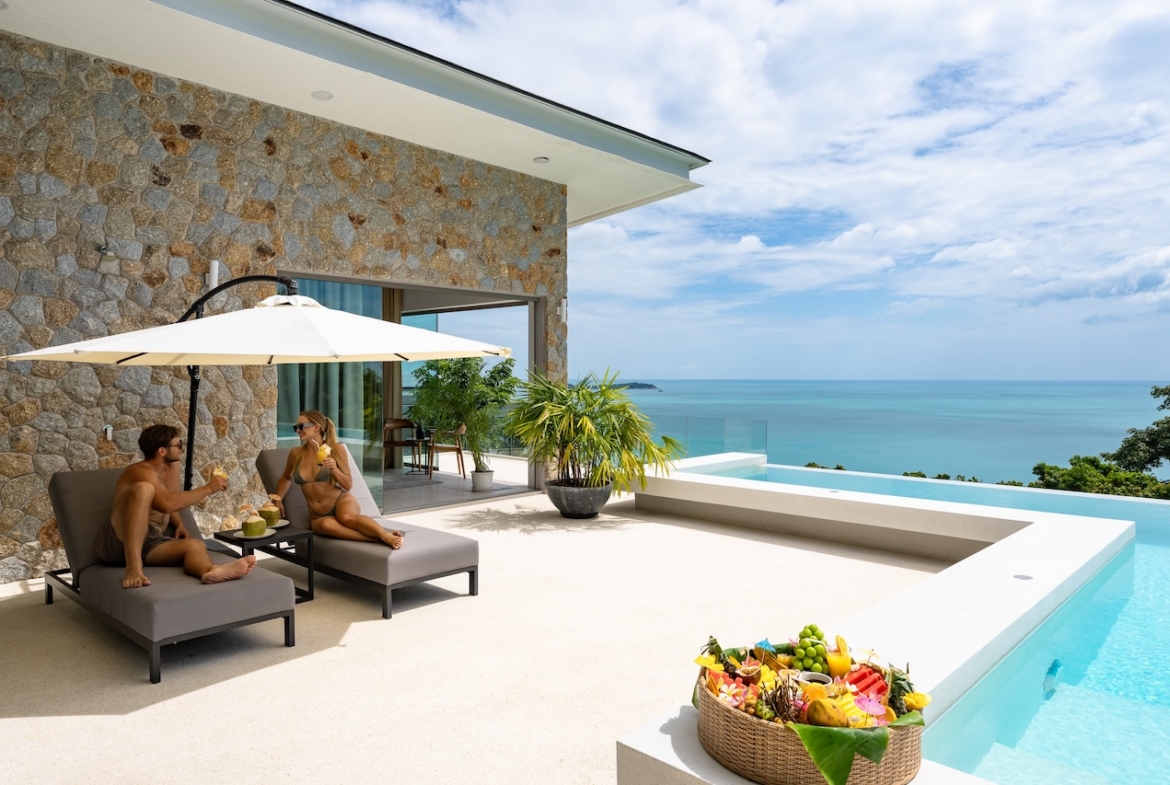 Samui Longterm Villa Rental Terrace