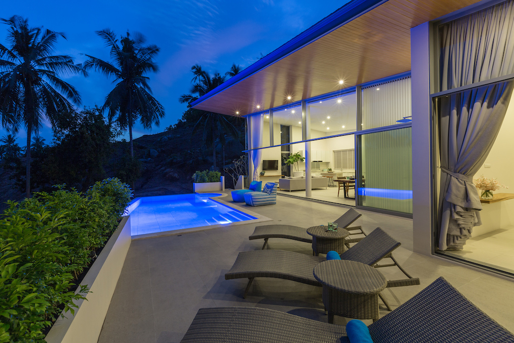 Terrace At Night