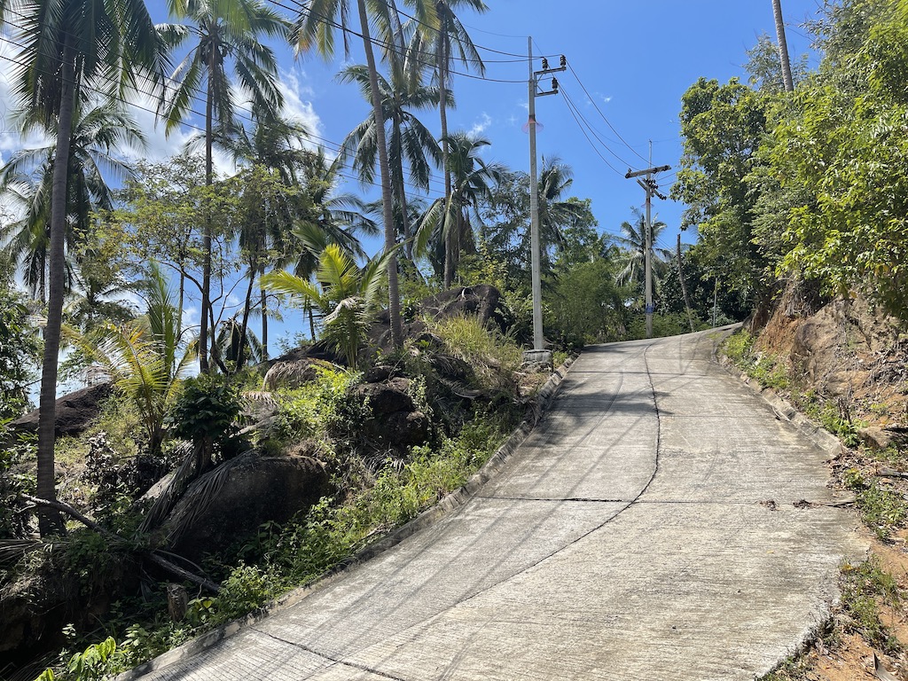 Land Concrete Access Road