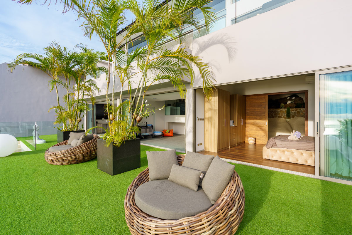 Koh Samui Sea View Property Bedroom Terrace
