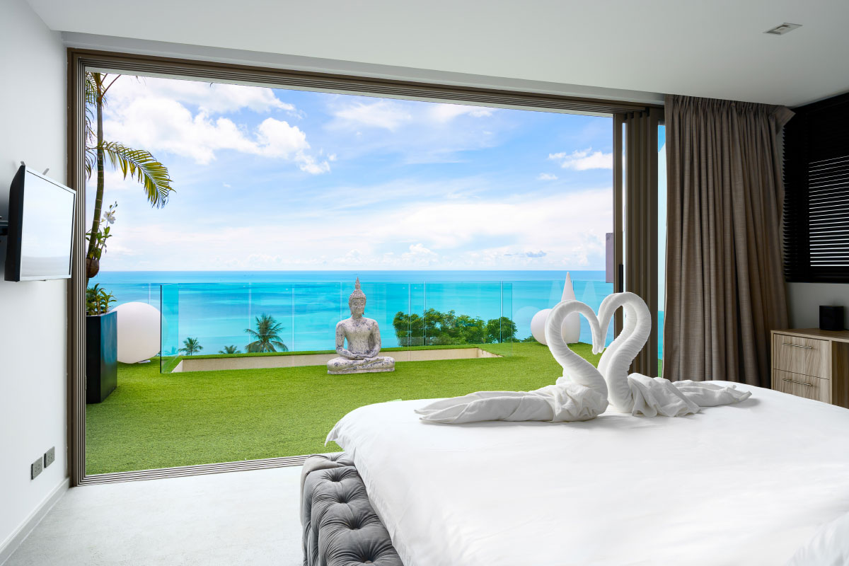 Koh Samui Sea View Property Bedroom View