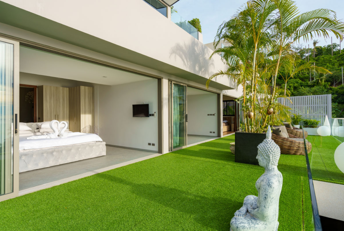 Koh Samui Sea View Property Lower Terrace