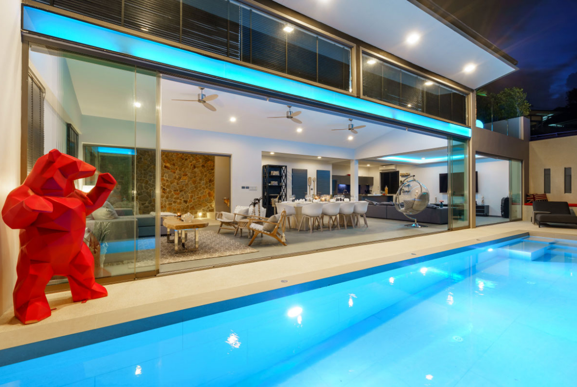 Koh Samui Sea View Property At Night