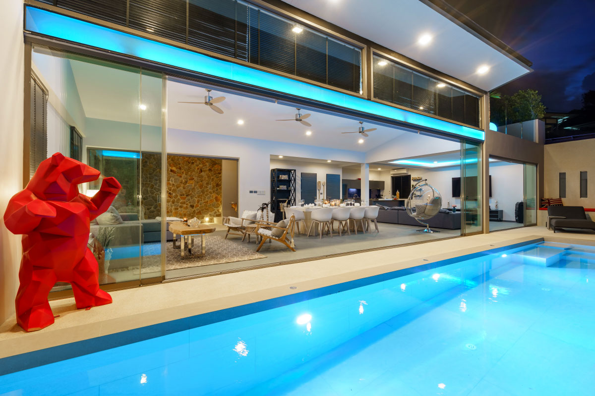 Koh Samui Sea View Property At Night