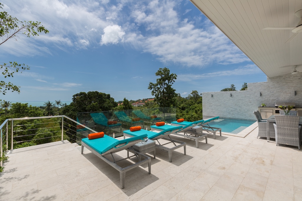 Samui Sunset Estates Villa Sun Loungers