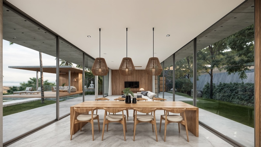 Samui Sunset Valley Dining Area
