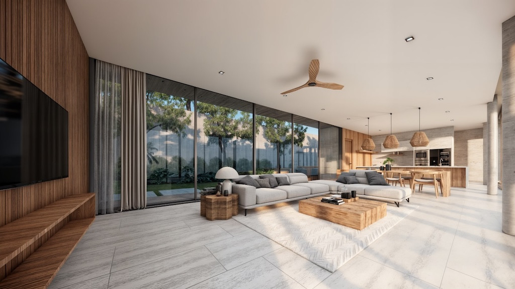 Samui Sunset Valley Living Area