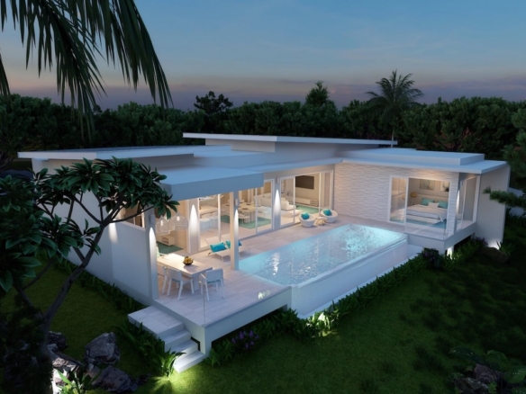 Samui Sway The Flat Villas Exterior Night