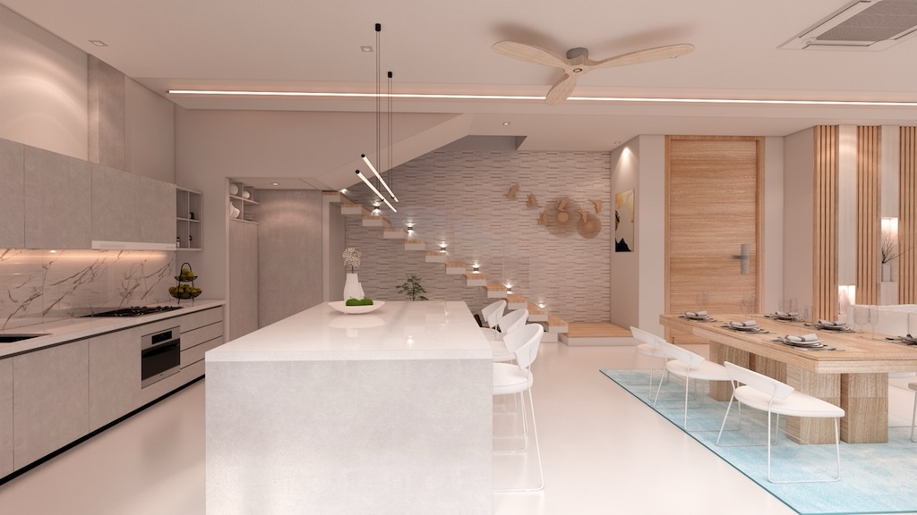 Samui Sway Villas Kitchen Top