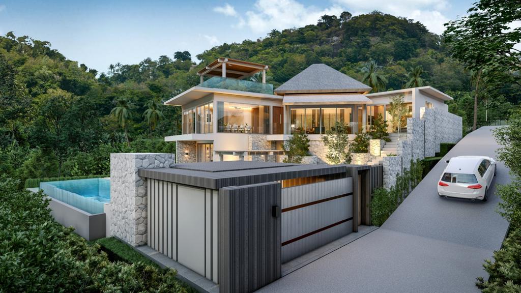 Samui Villa Entrance