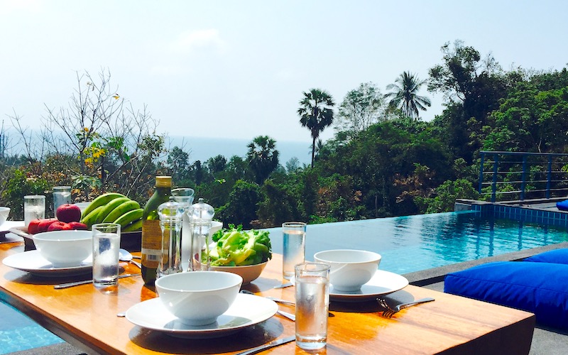 Samui Villa Resort For Sale Poolside Terrace