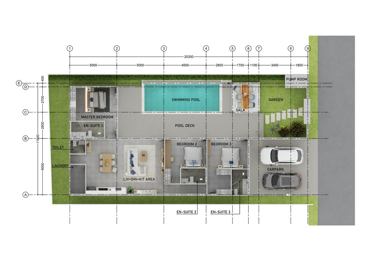 Samui Villas Samui Villas Floor Plan
