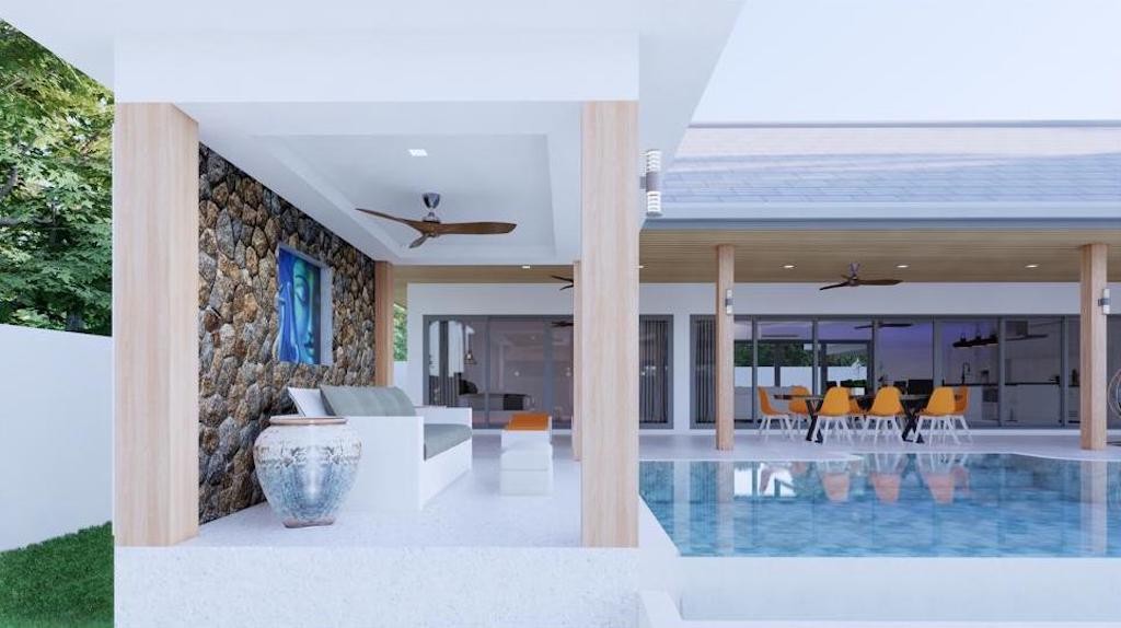Samui Villas For Sale Lamai Outdoor Seating
