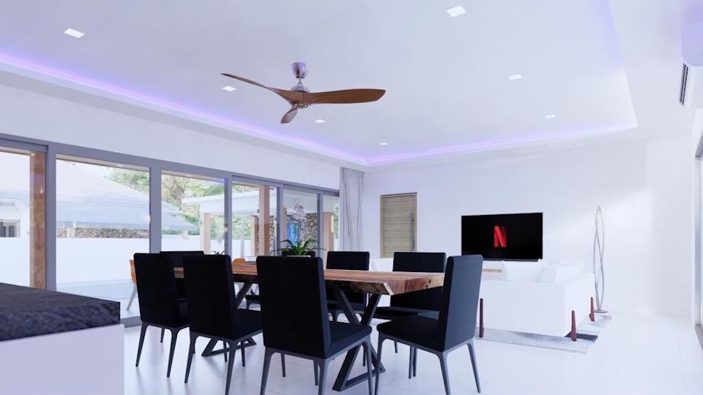 Samui Villas For Sale Lamai Open Plan Living