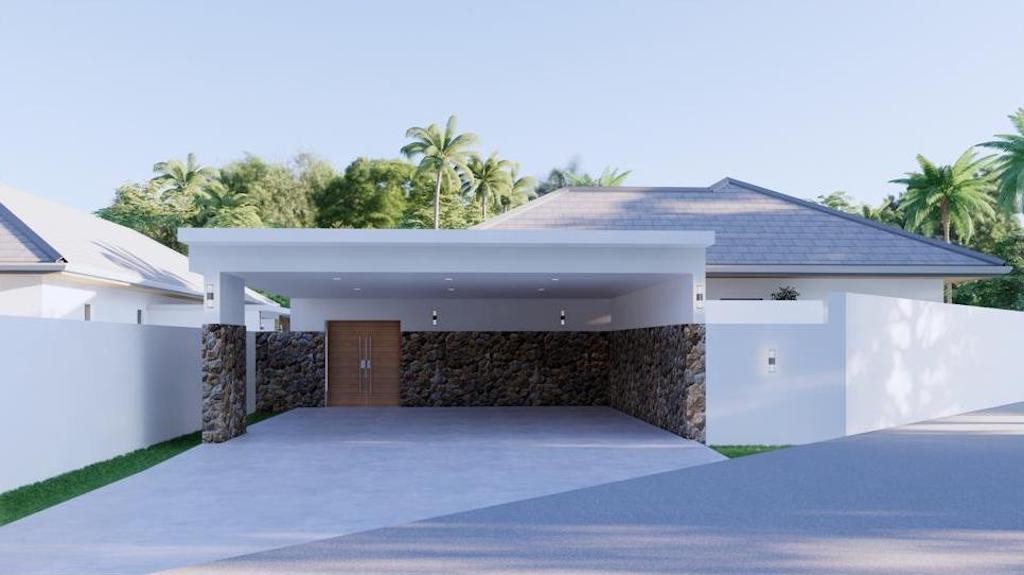 Samui Villas For Sale Lamai Parking