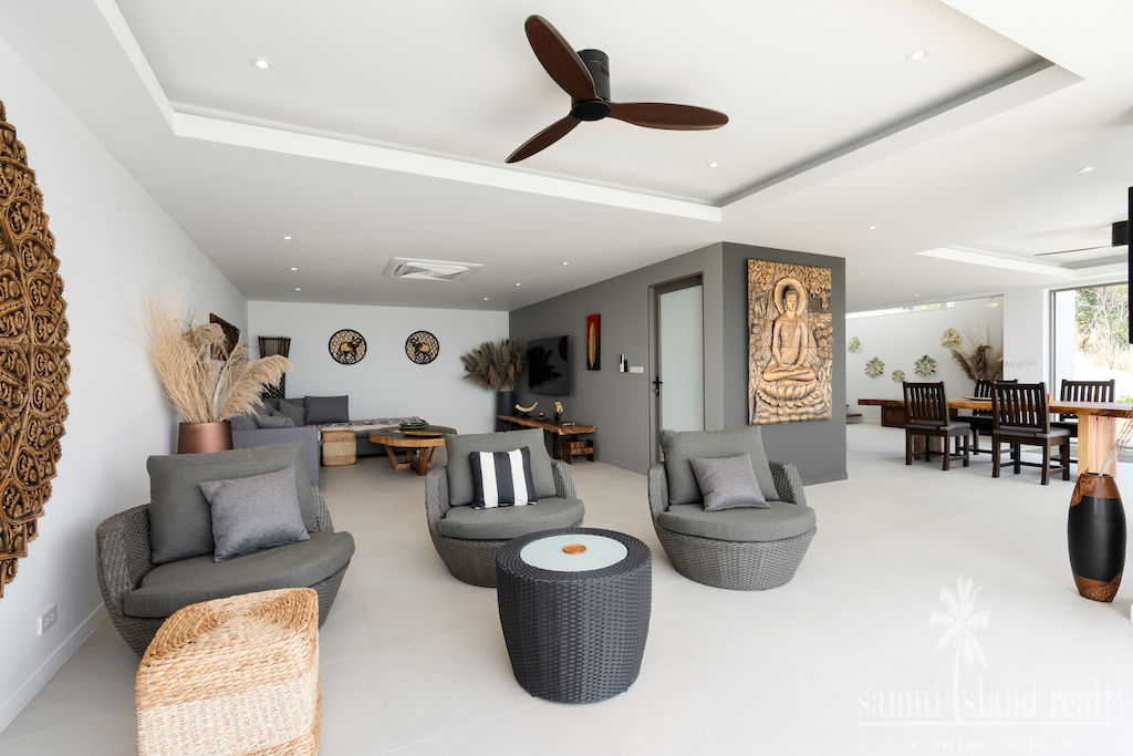 Samui Villas Plai Laem Living Area