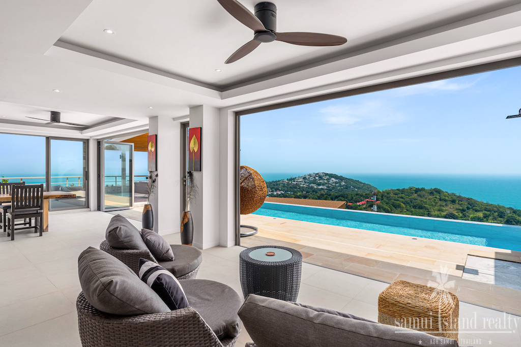 Samui Villas Plai Laem Lounge View