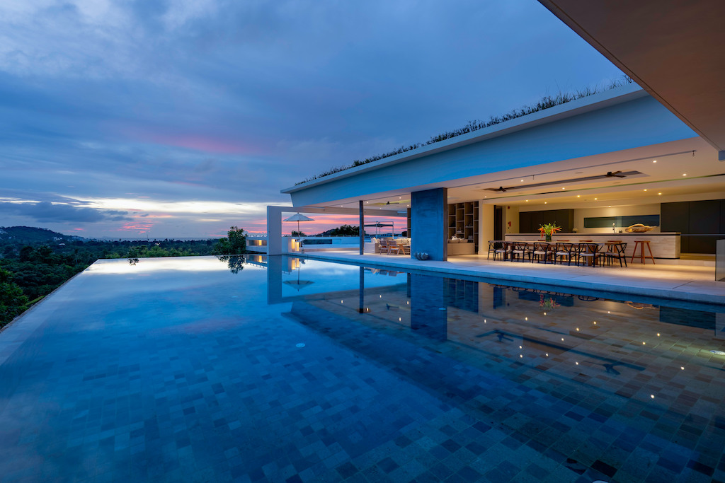 Samujana Villa 24 Koh Samui Pool Night