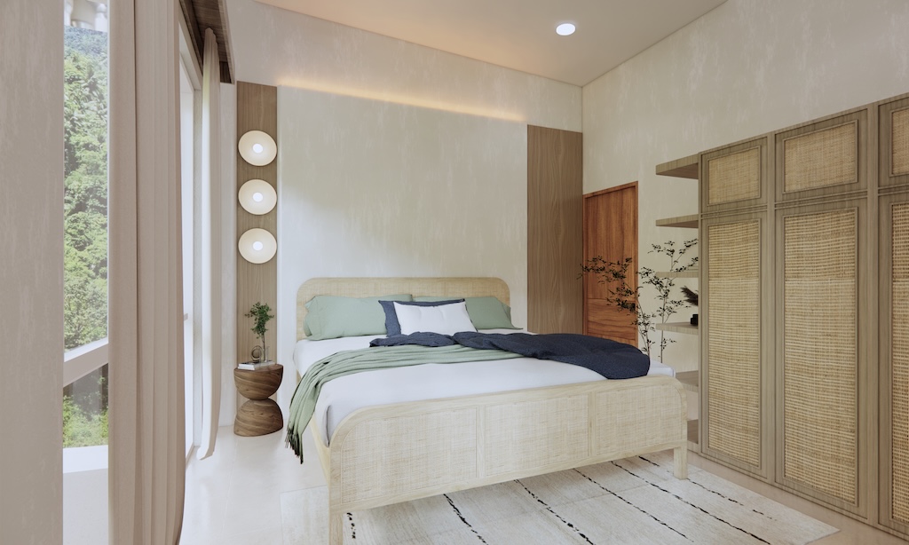 Saneha Sea View Residences Lamai Bedroom
