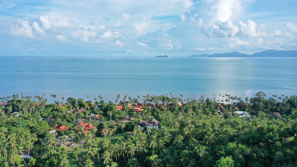 Santi Peak Villas Ko Samui View to Phangan