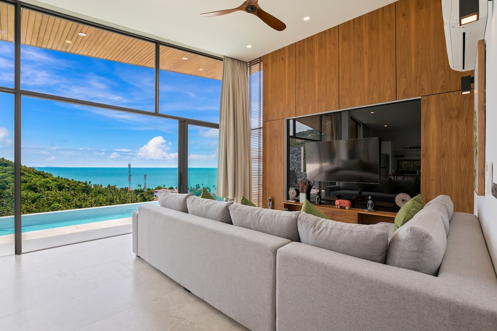 Santi Peak Villas Samui Lounge View