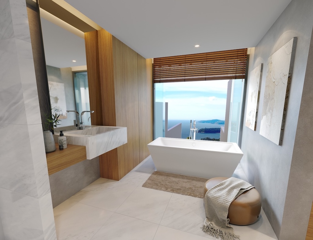 Santi Vista Villas Bang Po Bathroom