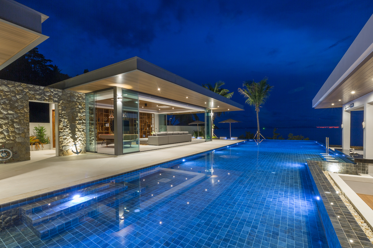 Sea Renity Samui Sea Renity Samui Swimming Pool At Night