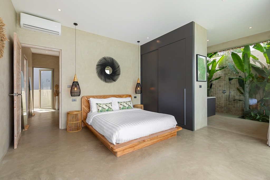 Sea View Balinese Koh Samui Villa Bedroom