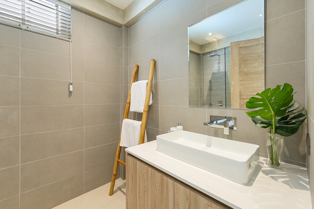 Sea View Balinese Koh Samui Villa Bathroom