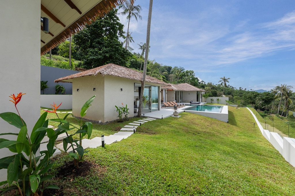 Sea View Balinese Koh Samui Villa Garden