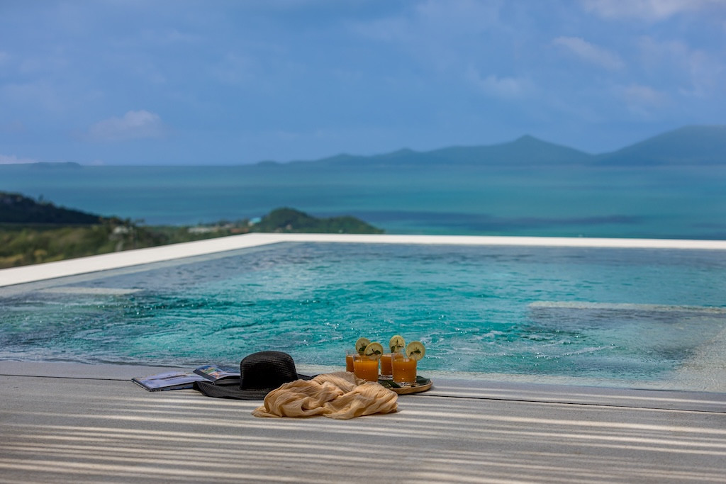 Sea View Balinese Koh Samui Villa Sun Terrace