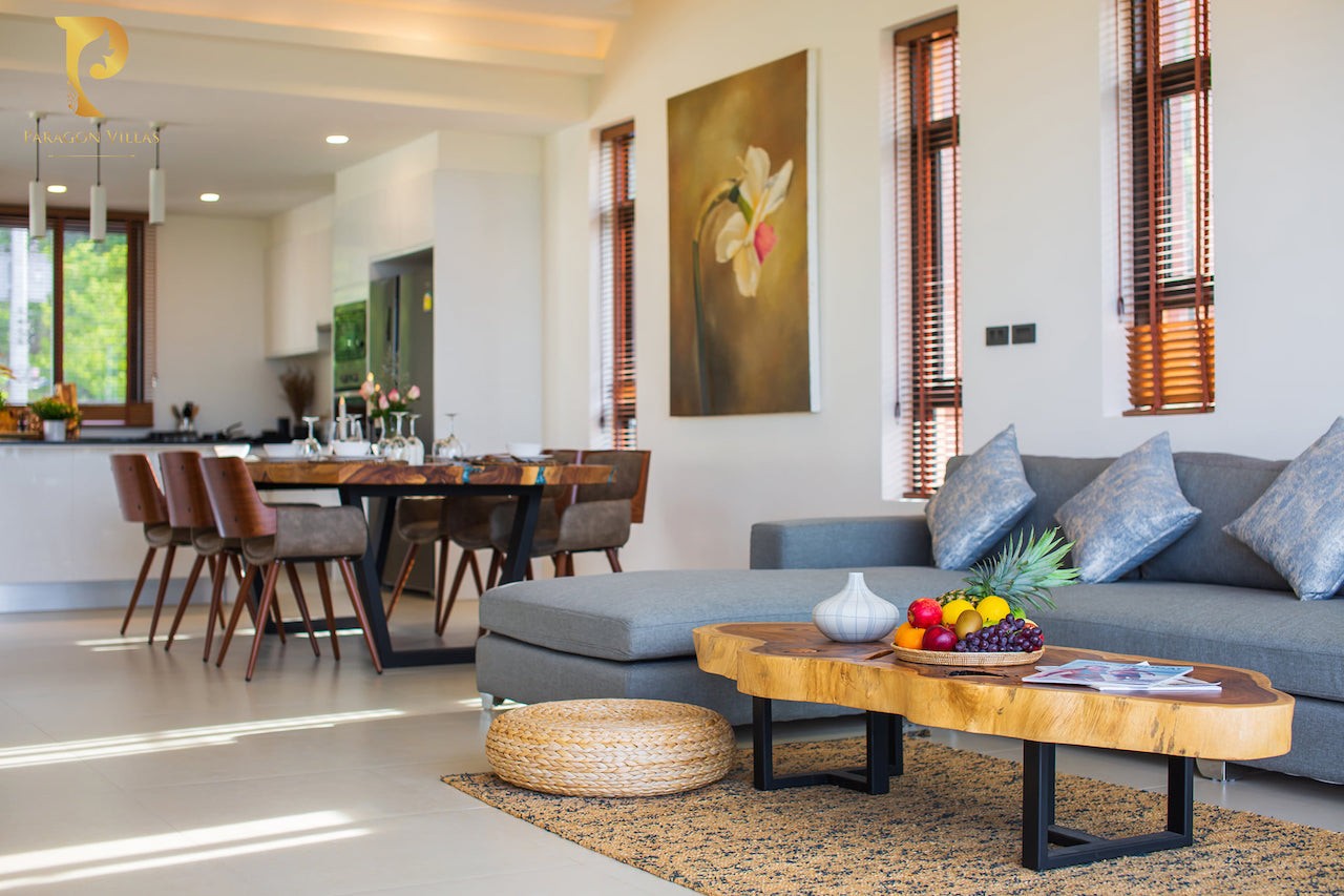 Sea View Bophut Property Living Area
