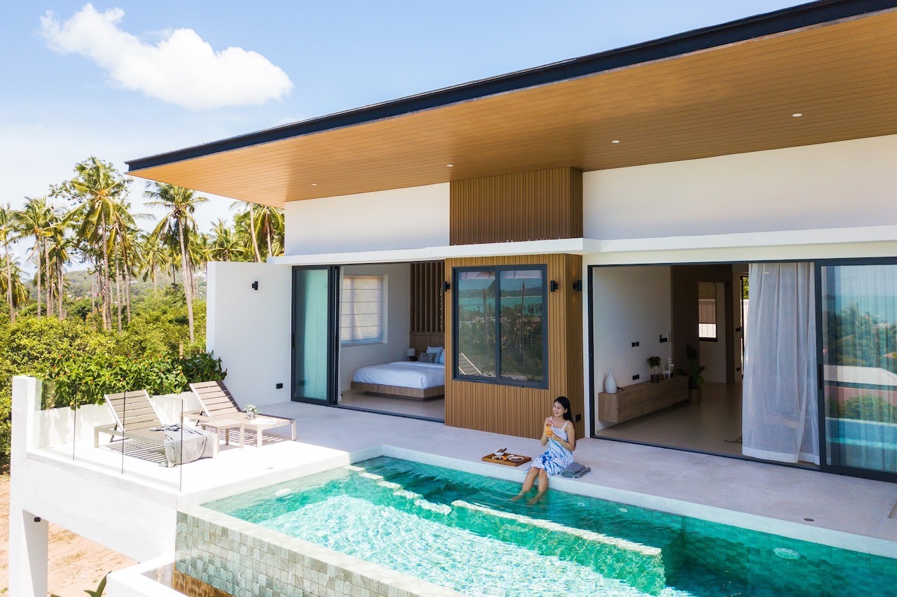 Sea View Bophut Property Pool