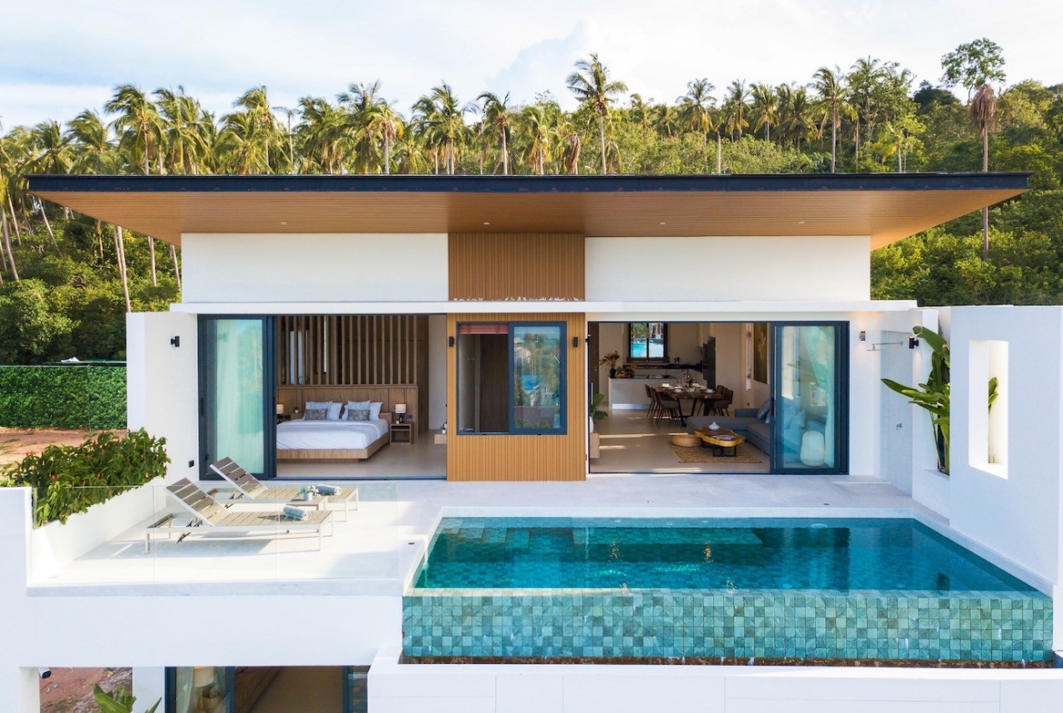 Sea View Bophut Property Terrace