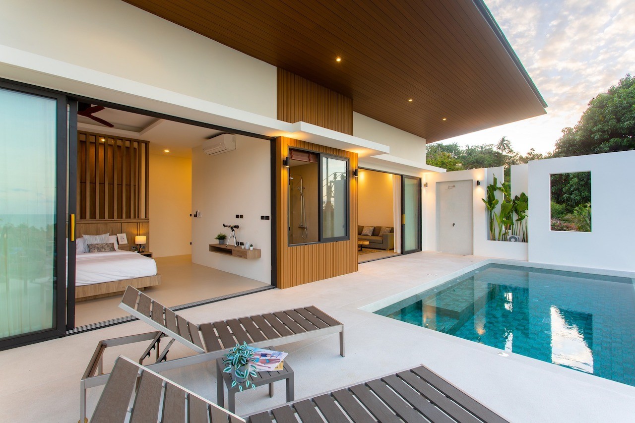 Sea View Bophut Property Sun Loungers
