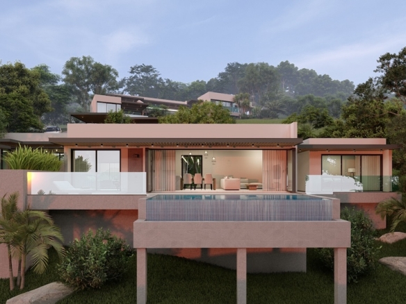 Sea View Bophut Villa For Sale Exterior