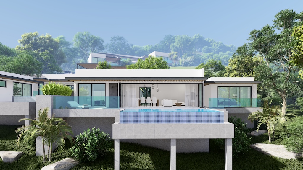 Sea View Bophut Villa For Sale Exterior
