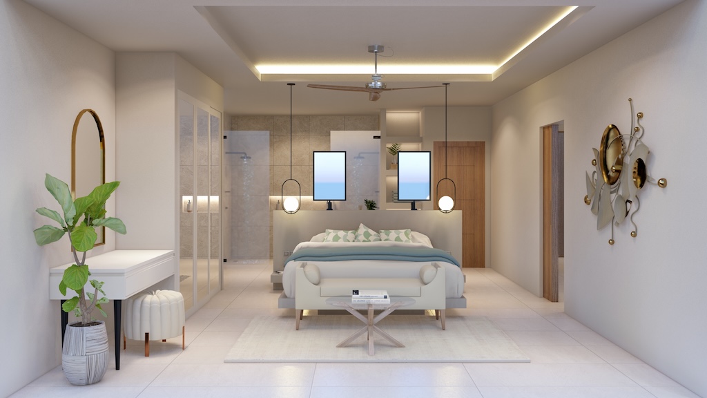 Sea View Bophut Villas For Sale Bedroom