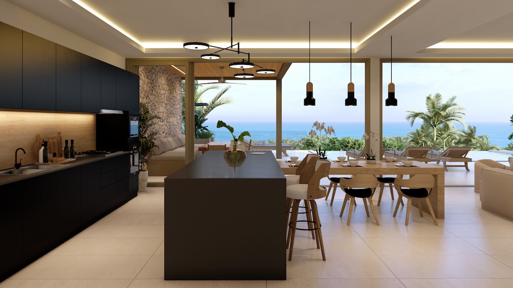 Sea View Bophut Villas For Sale Kitchen