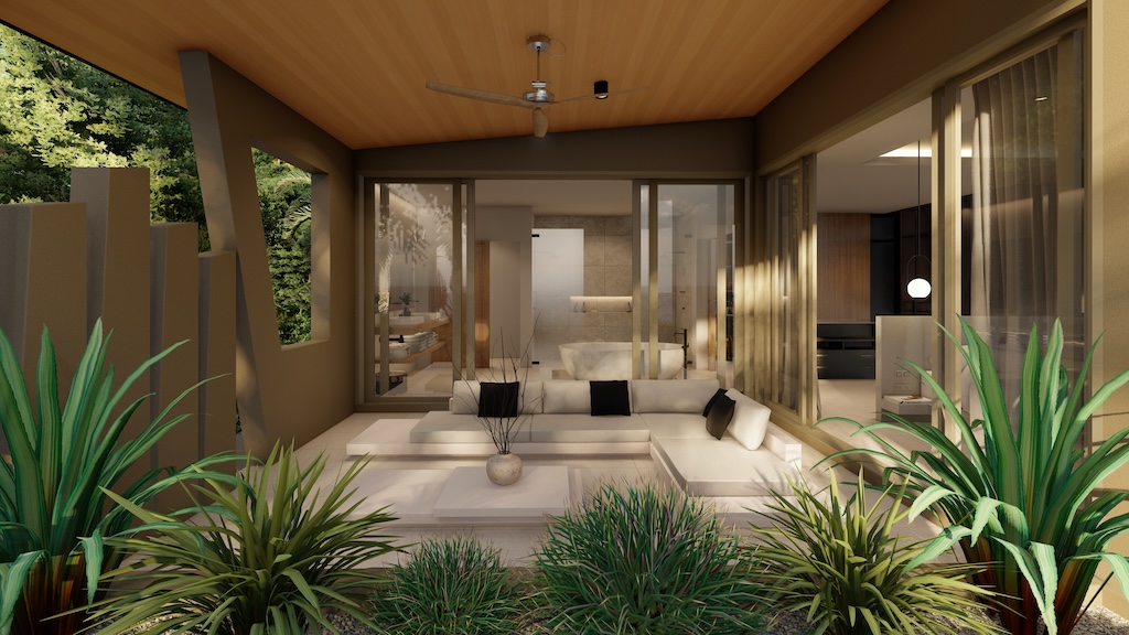 Sea View Bophut Villas For Sale Outdoor Seating